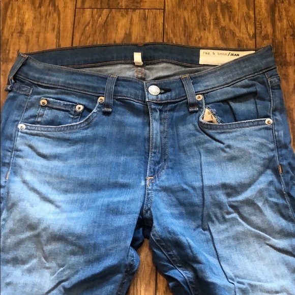 Rag & Bone Skinny Capri Jean in Clio - Picture 4 of 7